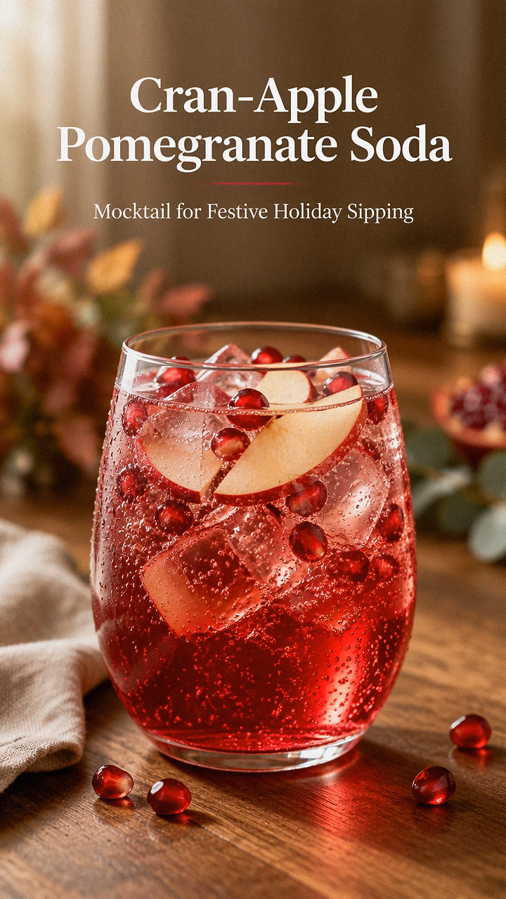 Cran-Apple Pomegranate Soda