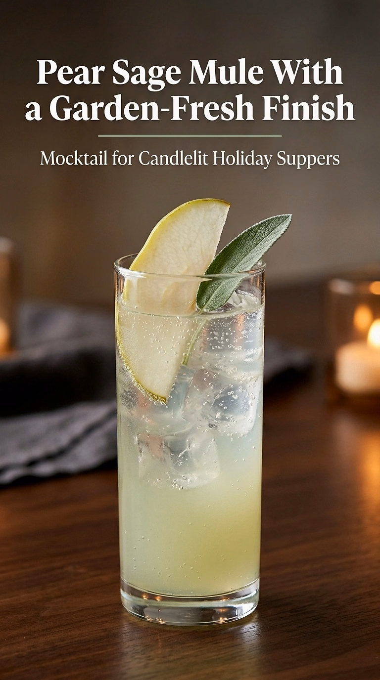 Pear Sage Mule With a Garden-Fresh Finish
