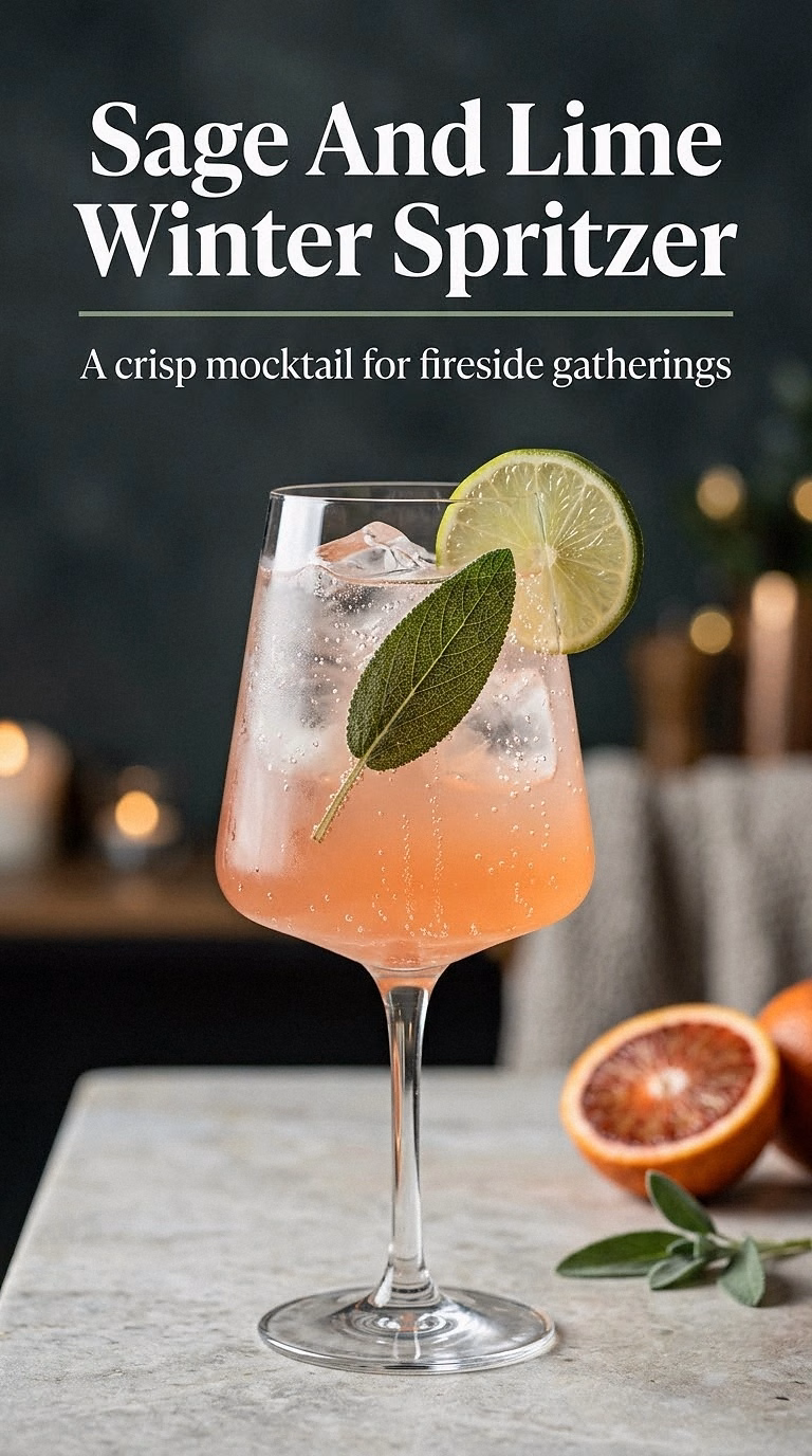 Sage And Lime Winter Spritzer