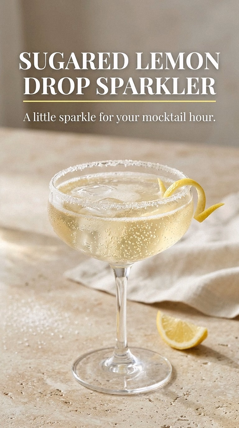 Sugared Lemon Drop Sparkler