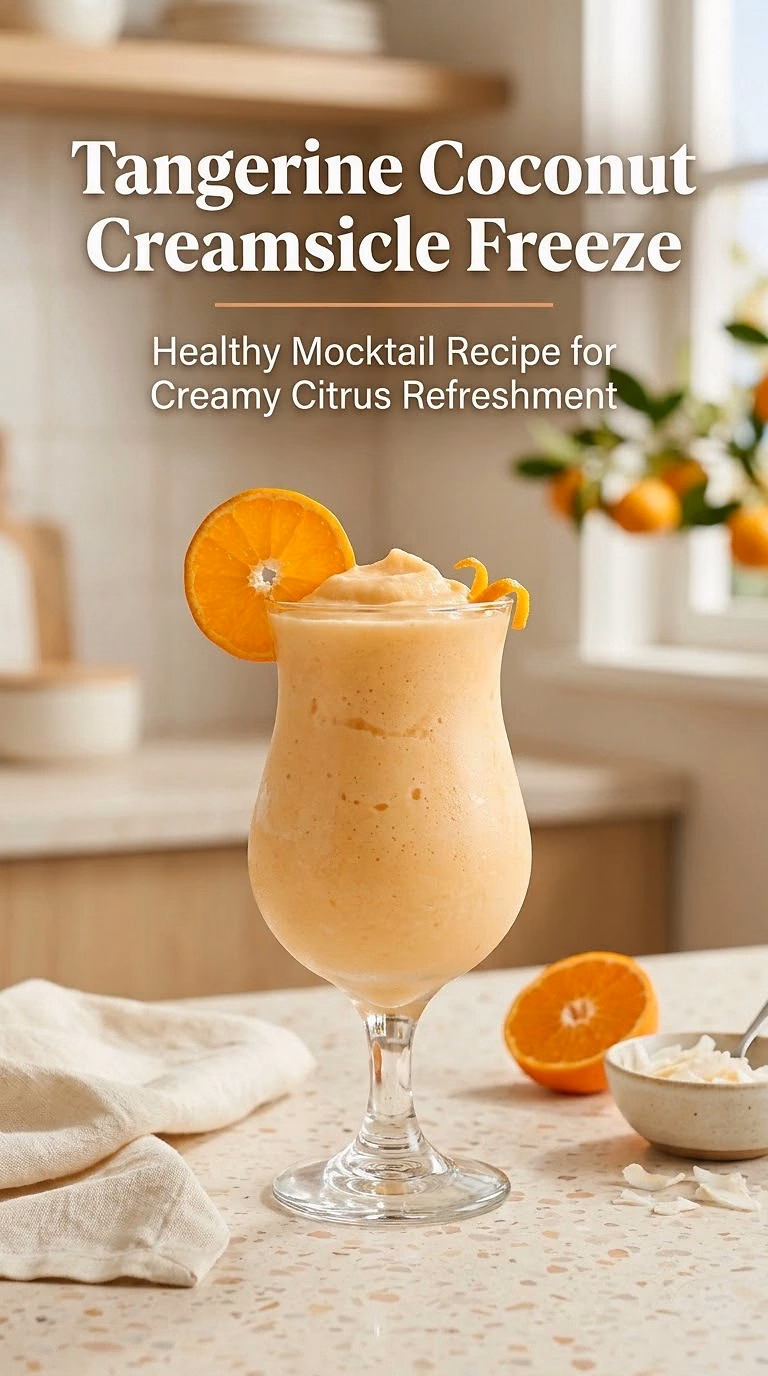 Tangerine Coconut Creamsicle Freeze