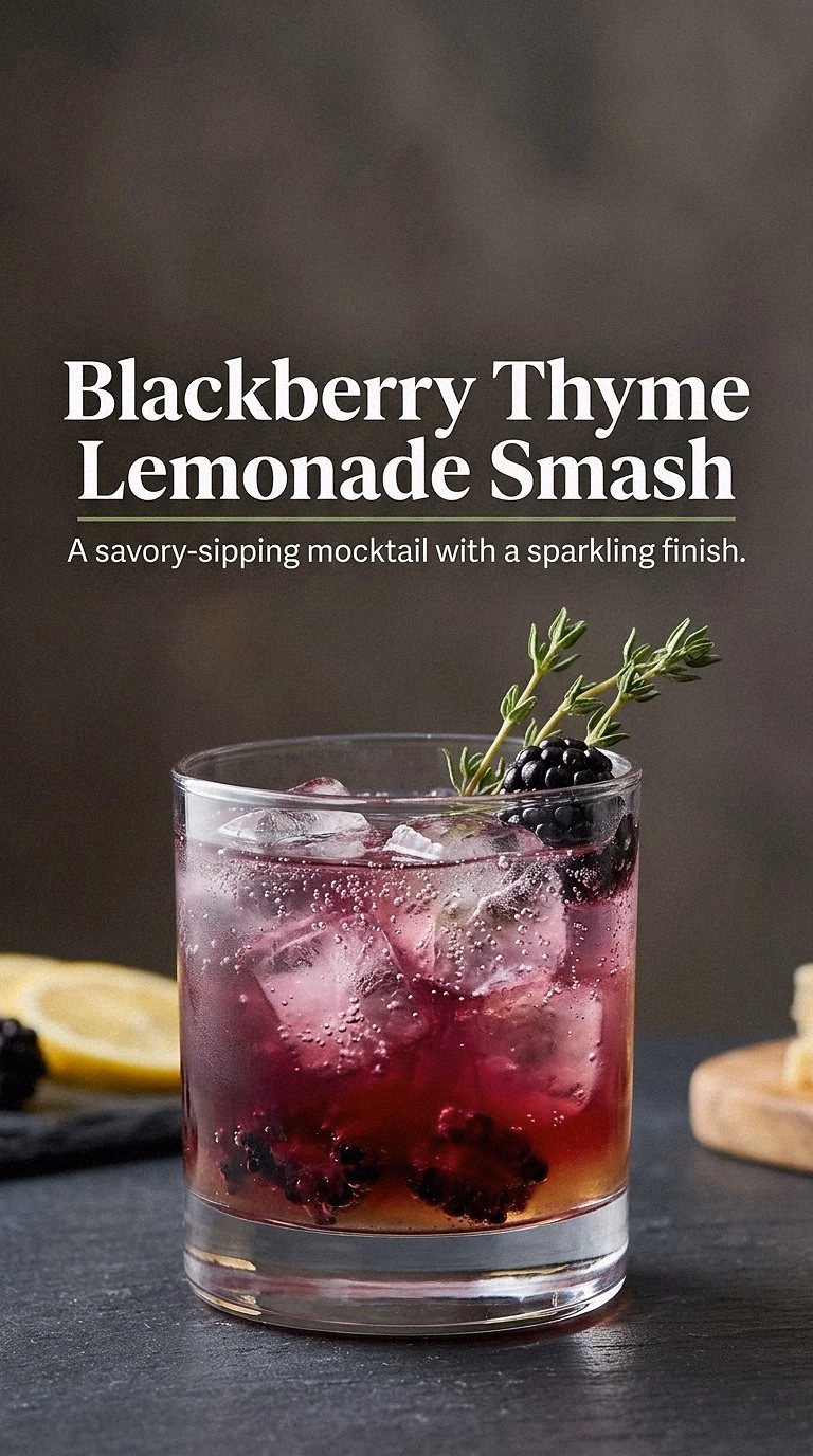 Blackberry Thyme Lemonade Smash