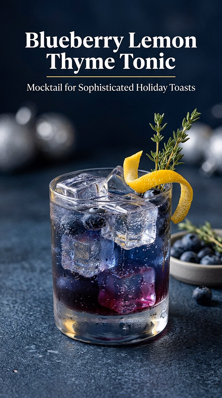 Blueberry Lemon Thyme Tonic