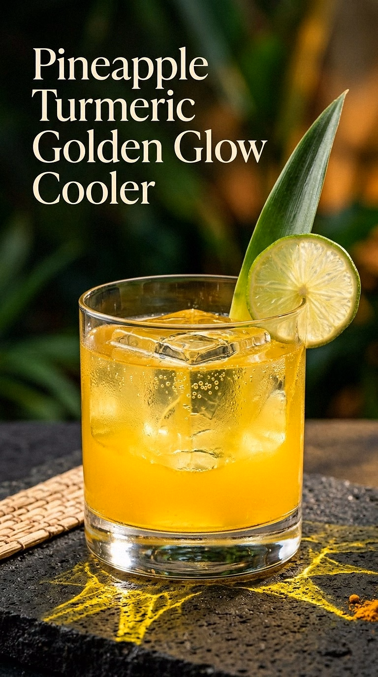 Pineapple Turmeric Golden Glow Cooler
