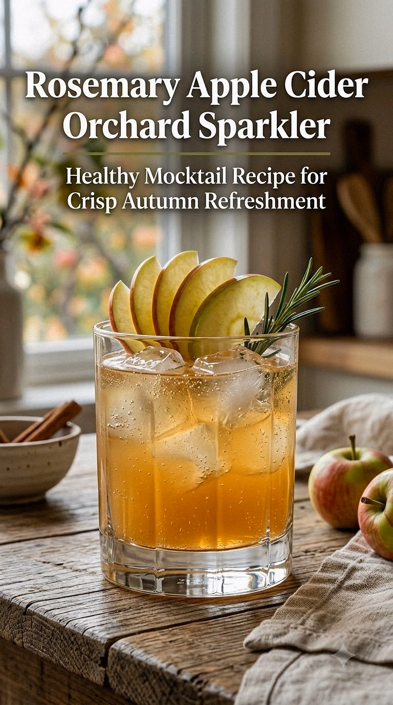 Rosemary Apple Cider Orchard Sparkler