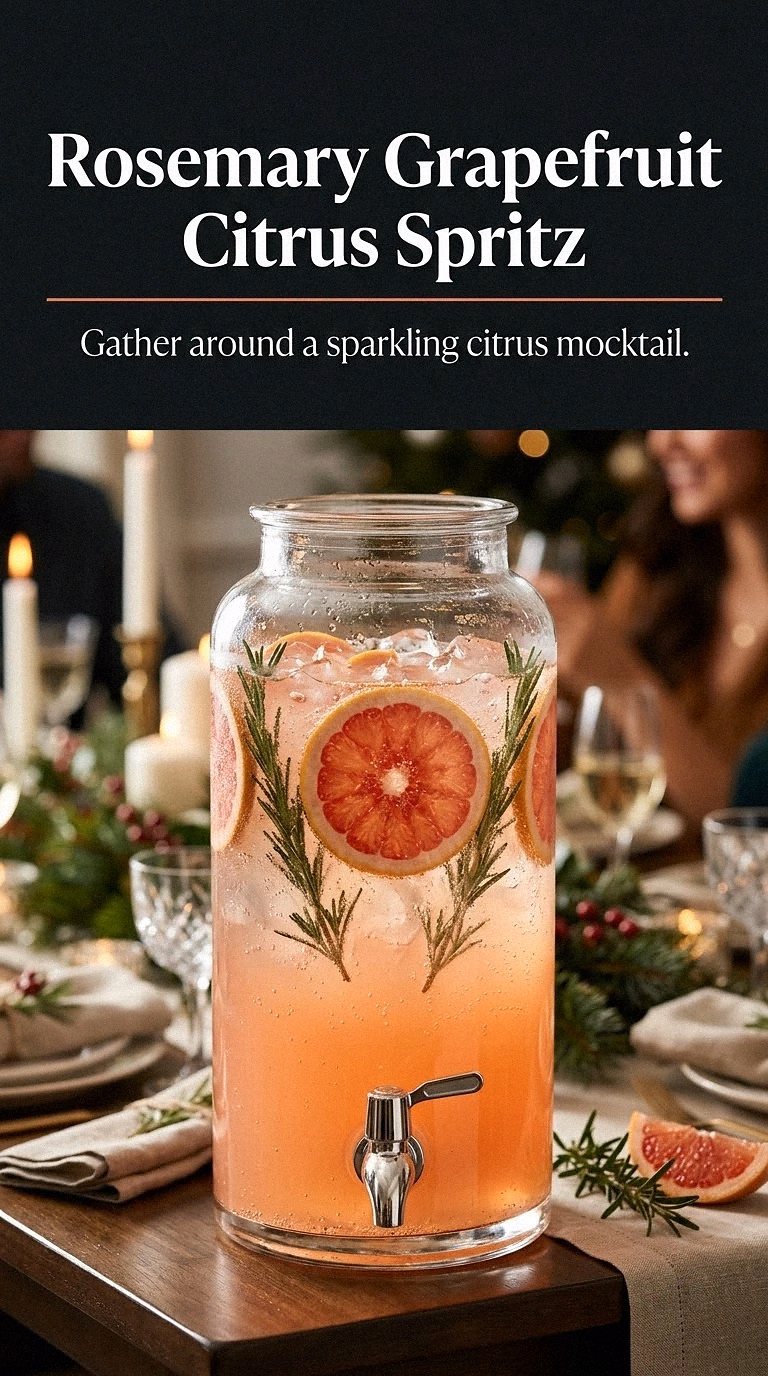 Rosemary Grapefruit Citrus Spritz