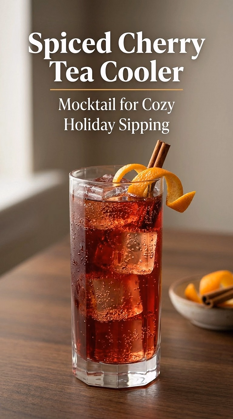 Spiced Cherry Tea Cooler