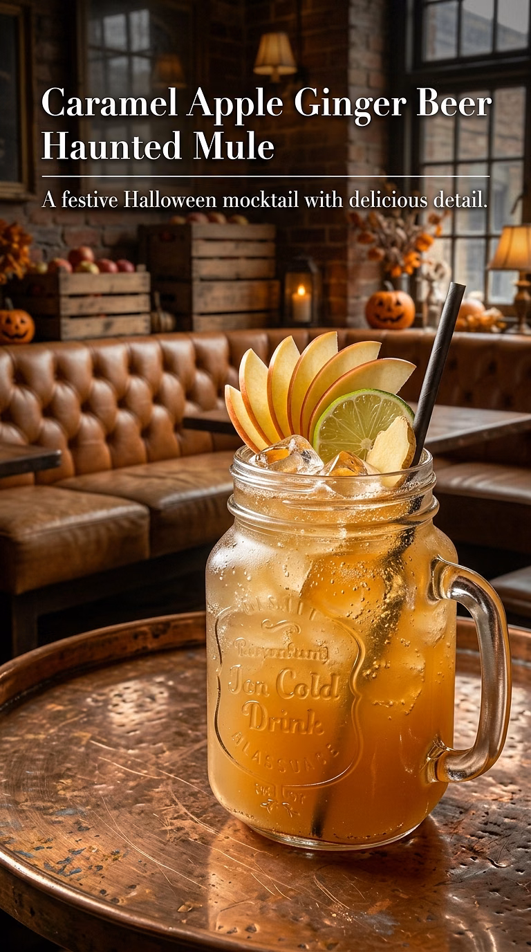 Caramel Apple Ginger Beer Haunted Mule