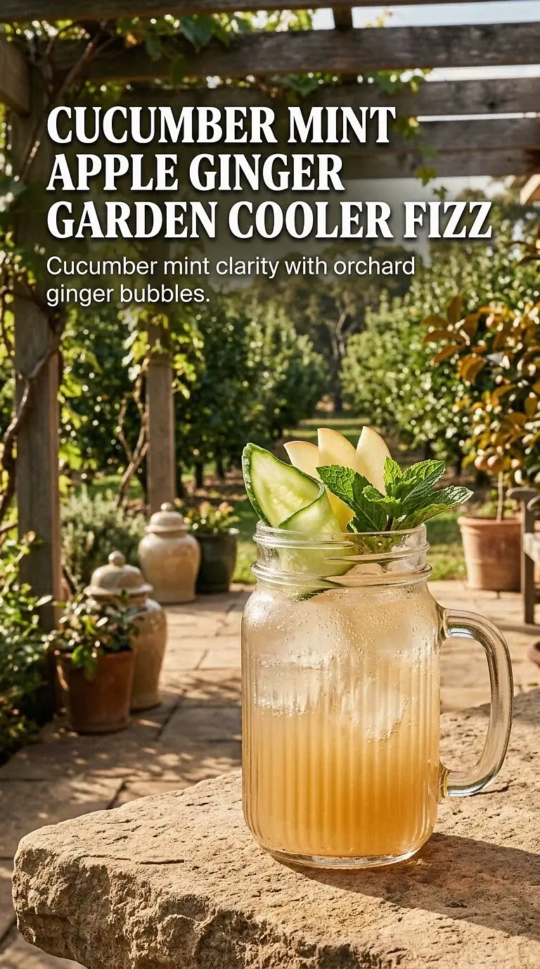 Cucumber Mint Apple Ginger Garden Cooler Fizz