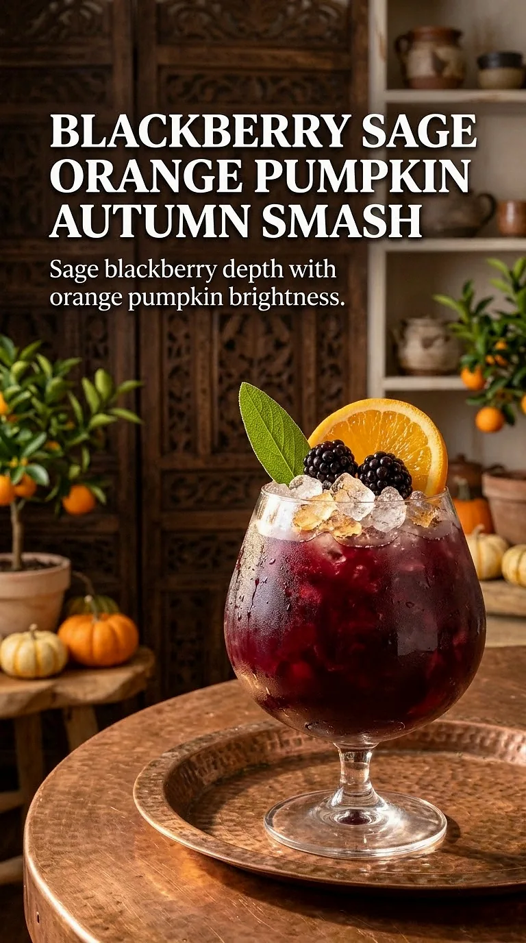 Blackberry Sage Orange Pumpkin Autumn Smash