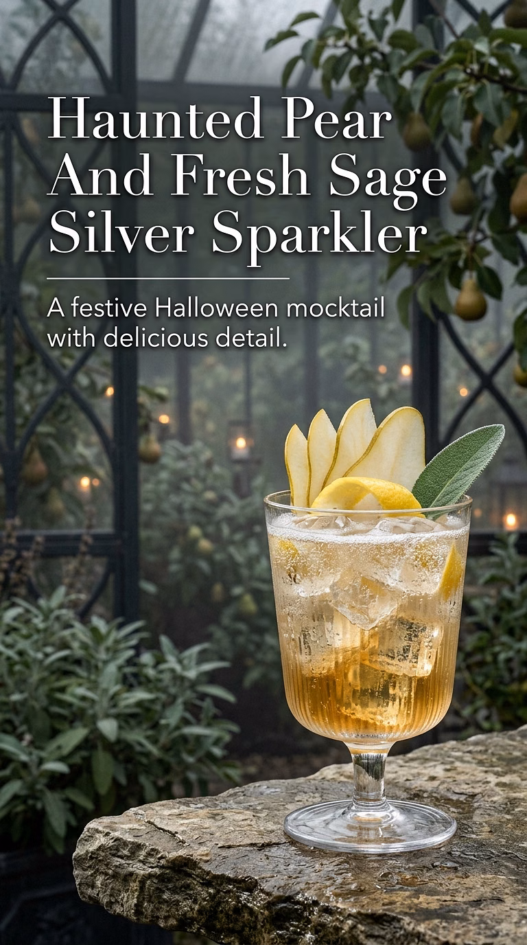 Haunted Pear And Fresh Sage Silver Sparkler