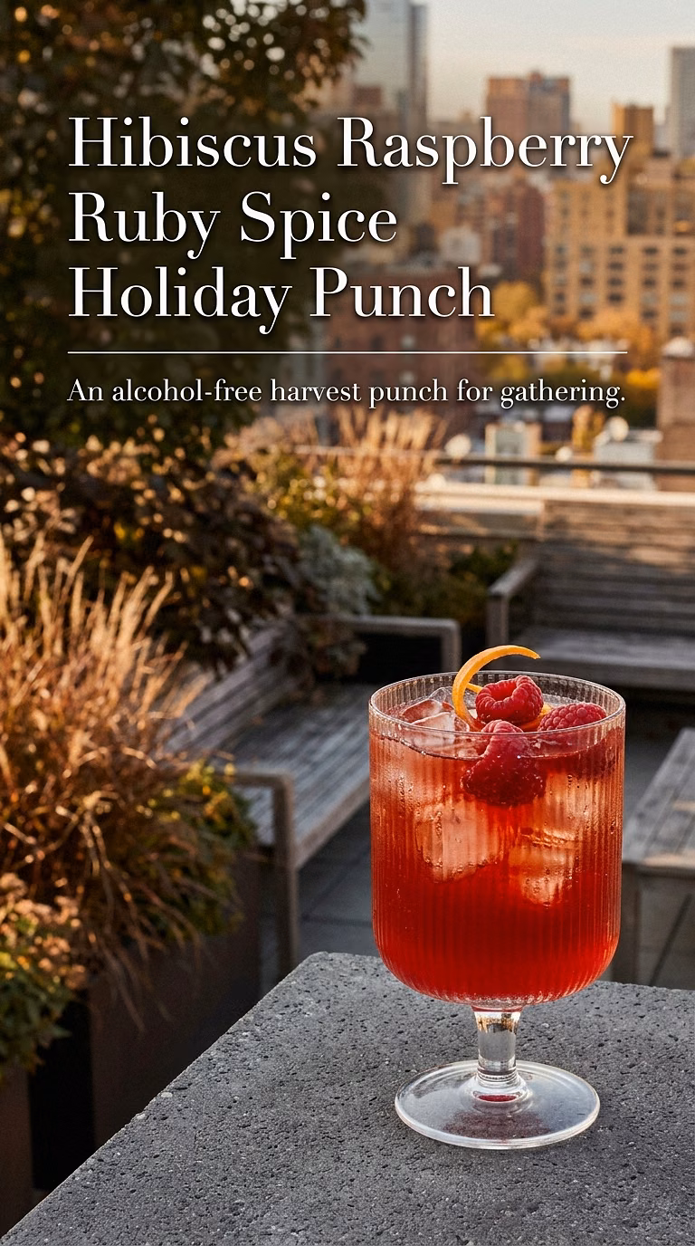 Hibiscus Raspberry Ruby Spice Holiday Punch