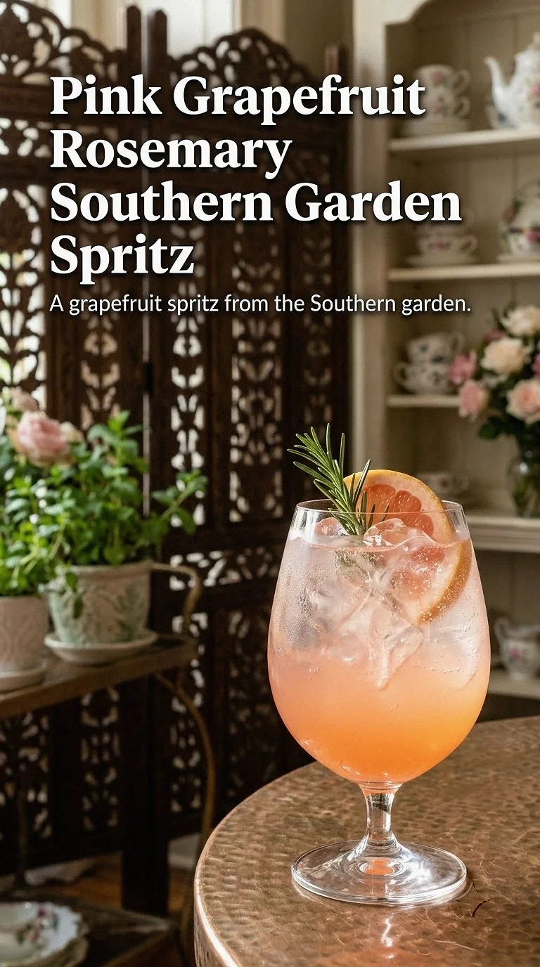 Pink Grapefruit Rosemary Southern Garden Spritz