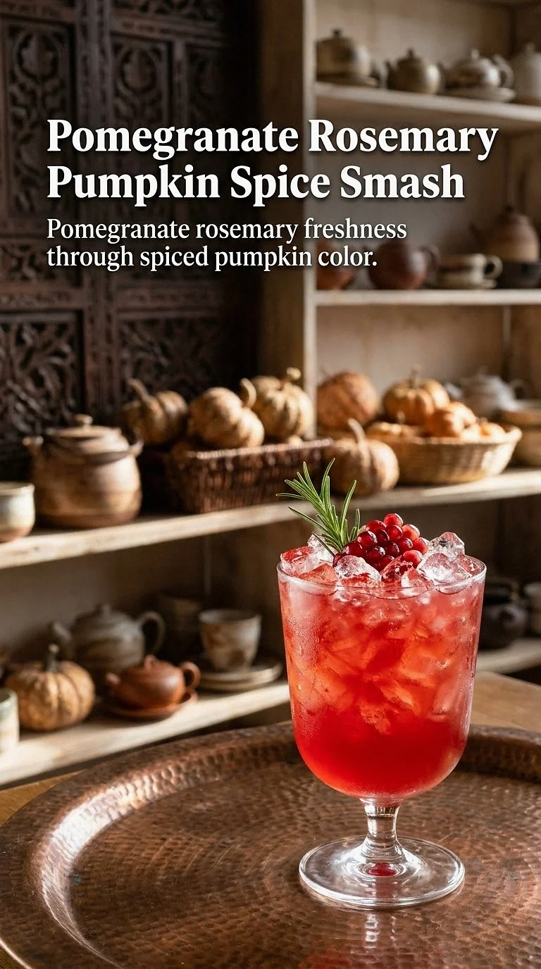 Pomegranate Rosemary Pumpkin Spice Smash