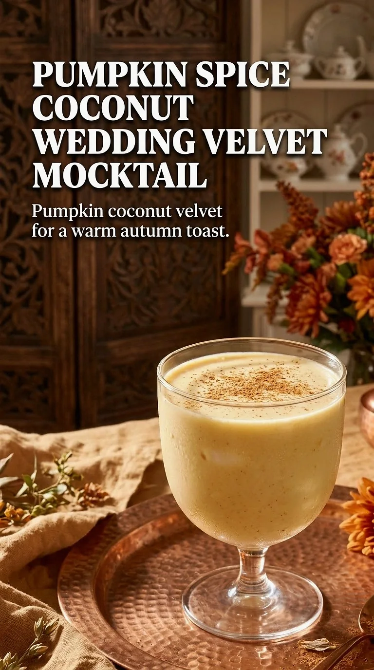 Pumpkin Spice Coconut Wedding Velvet Mocktail