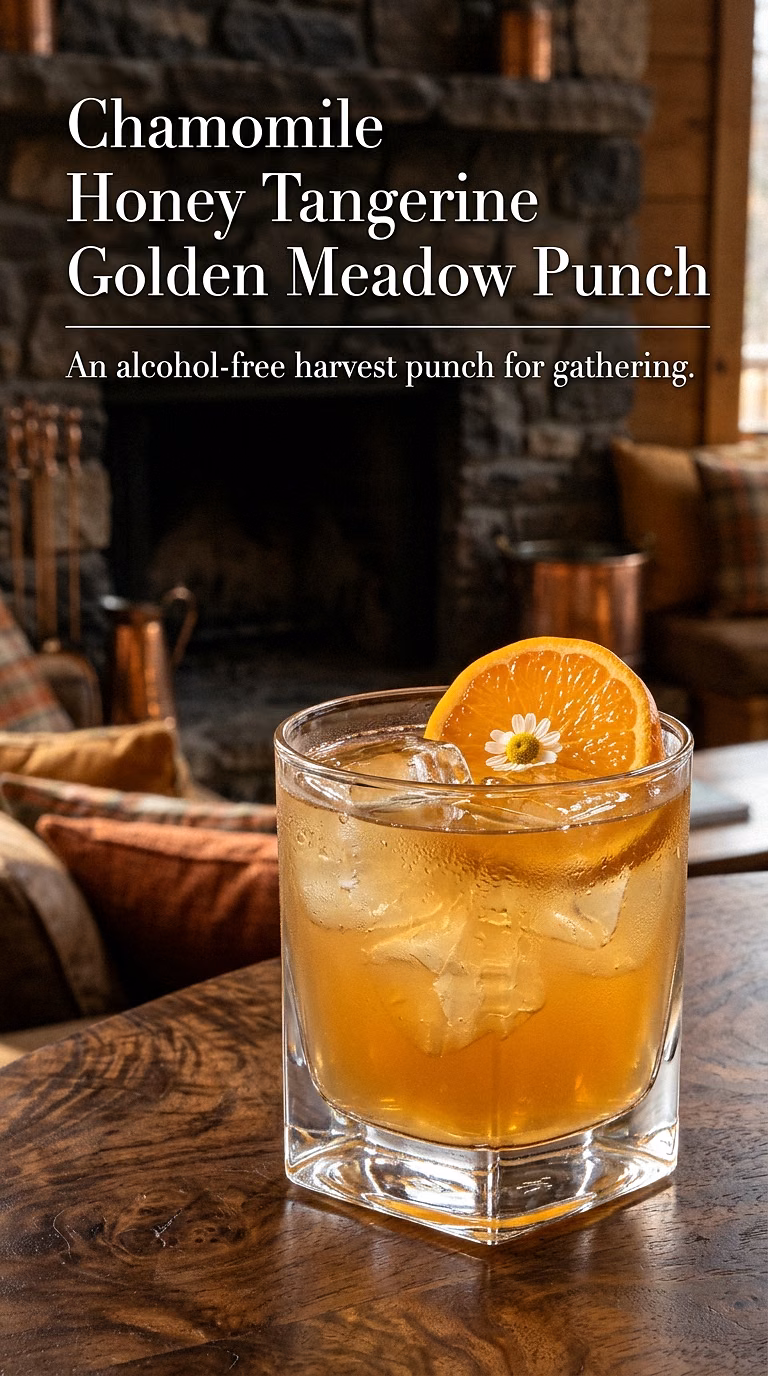 Chamomile Honey Tangerine Golden Meadow Punch