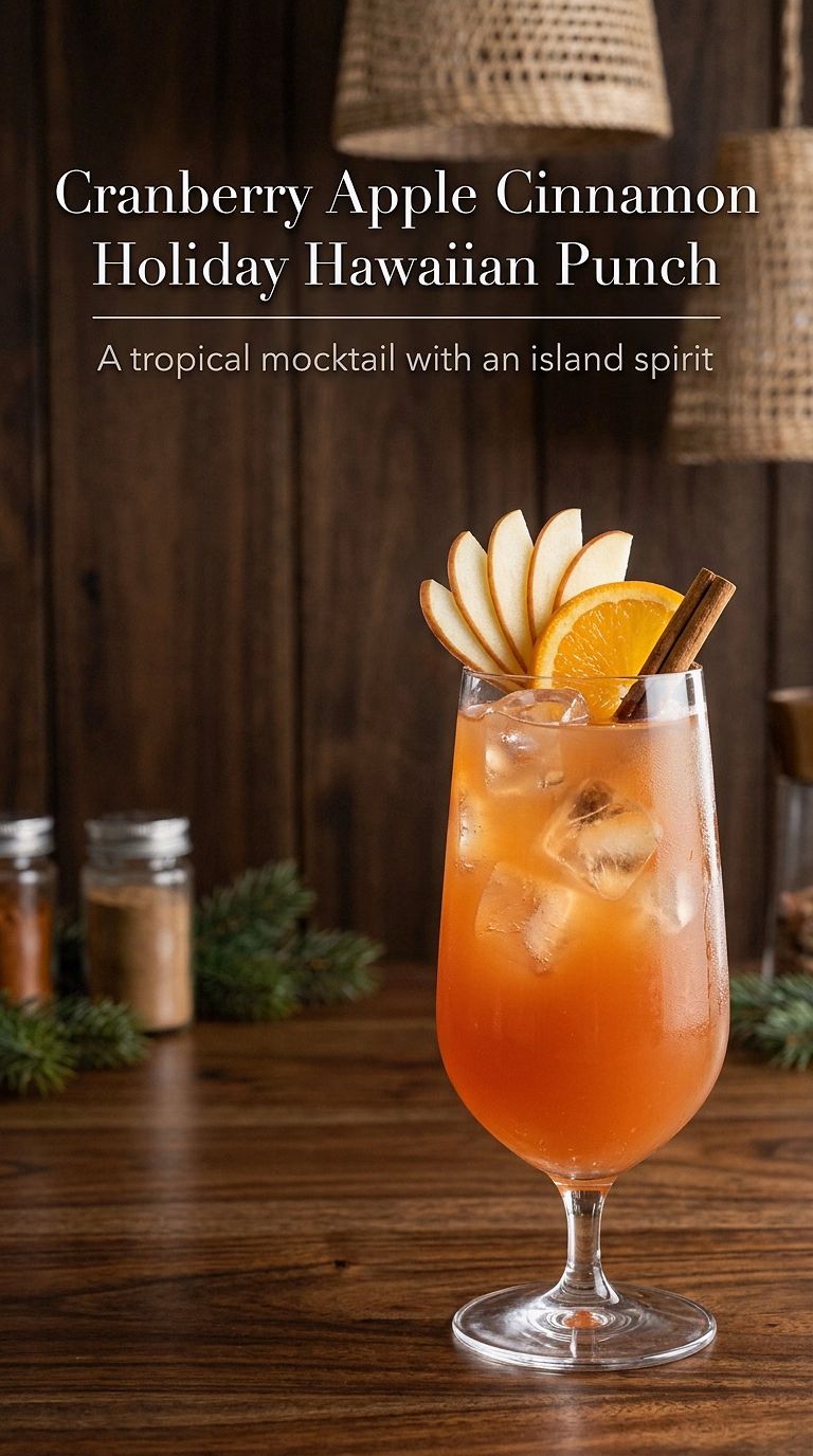 Cranberry Apple Cinnamon Holiday Hawaiian Punch