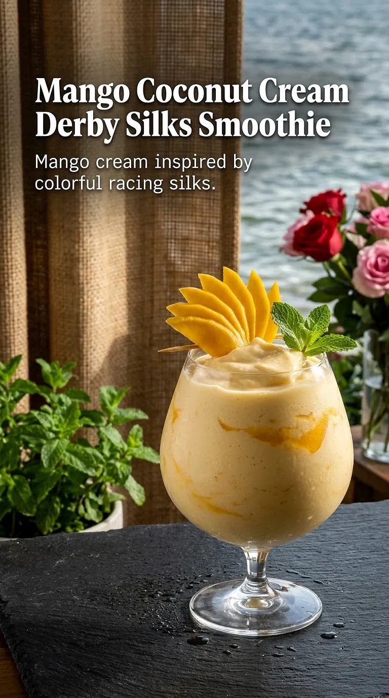 Mango Coconut Cream Derby Silks Smoothie