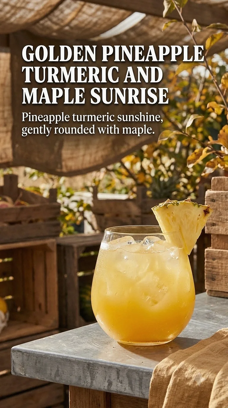 Golden Pineapple Turmeric And Maple Sunrise
