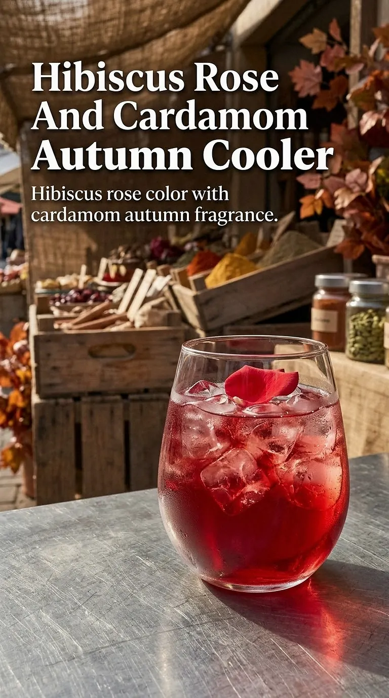 Hibiscus Rose And Cardamom Autumn Cooler