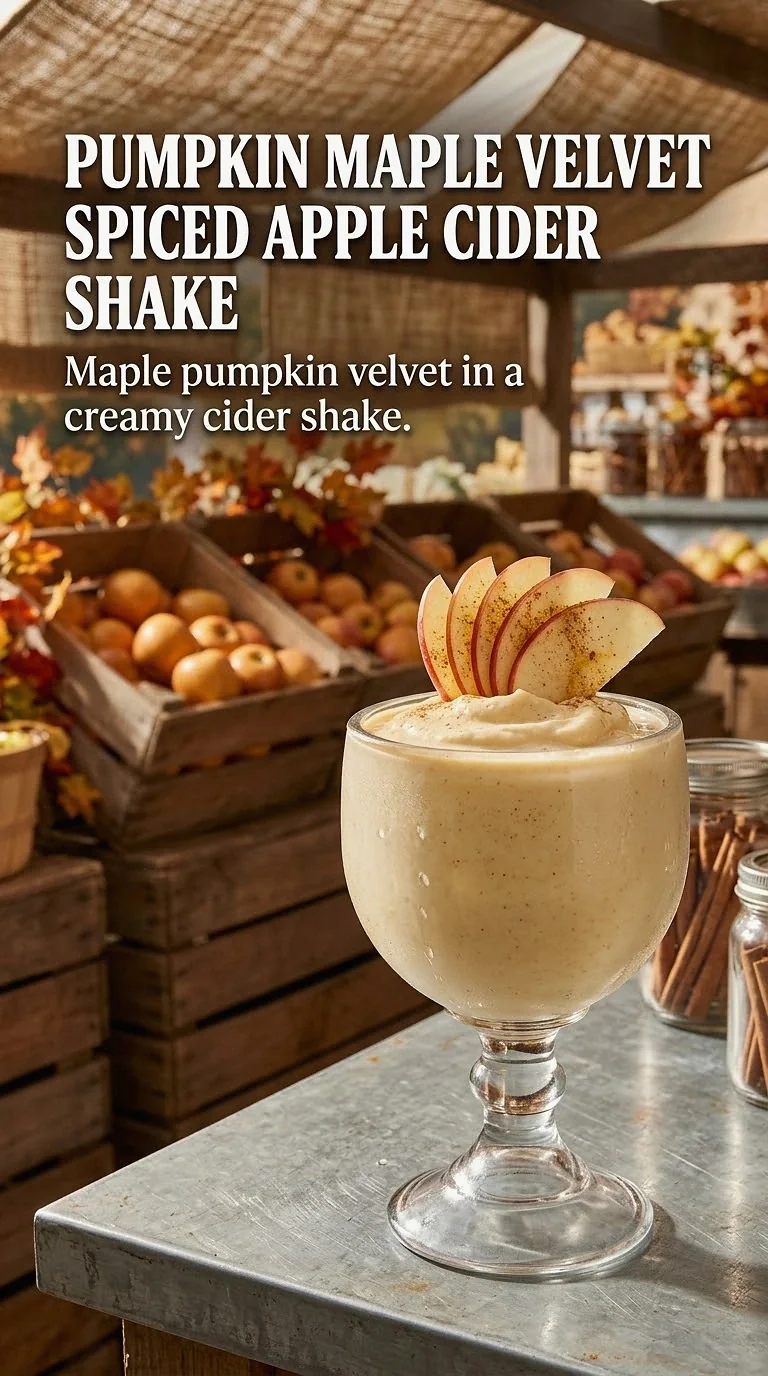 Pumpkin Maple Velvet Spiced Apple Cider Shake