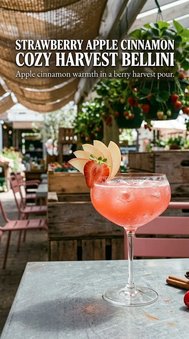 Strawberry Apple Cinnamon Cozy Harvest Bellini