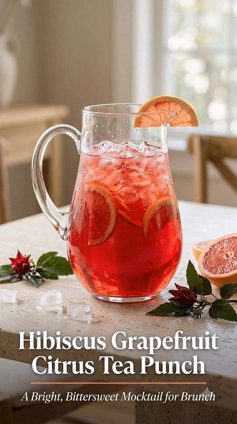 Hibiscus Grapefruit Citrus Tea Punch