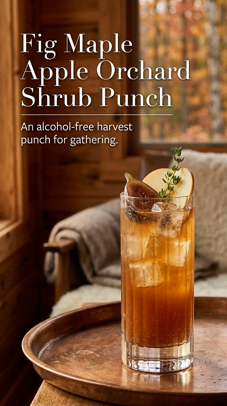 Fig Maple Apple Orchard Shrub Punch