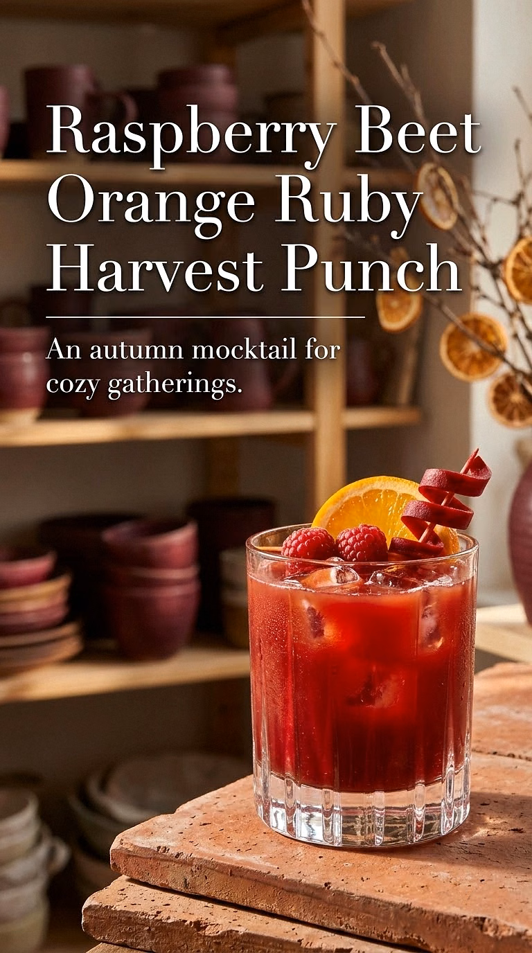 Raspberry Beet Orange Ruby Harvest Punch