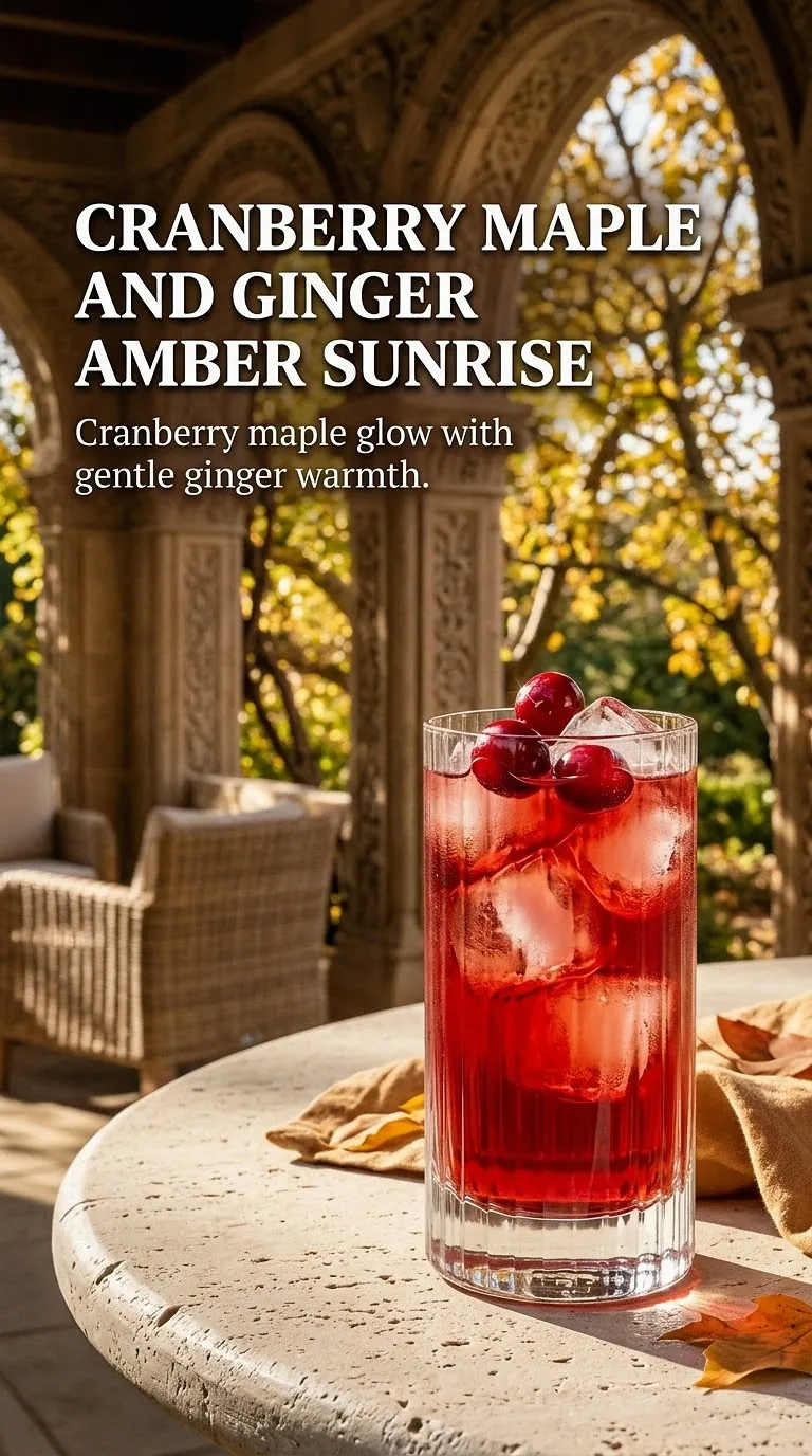 Cranberry Maple And Ginger Amber Sunrise