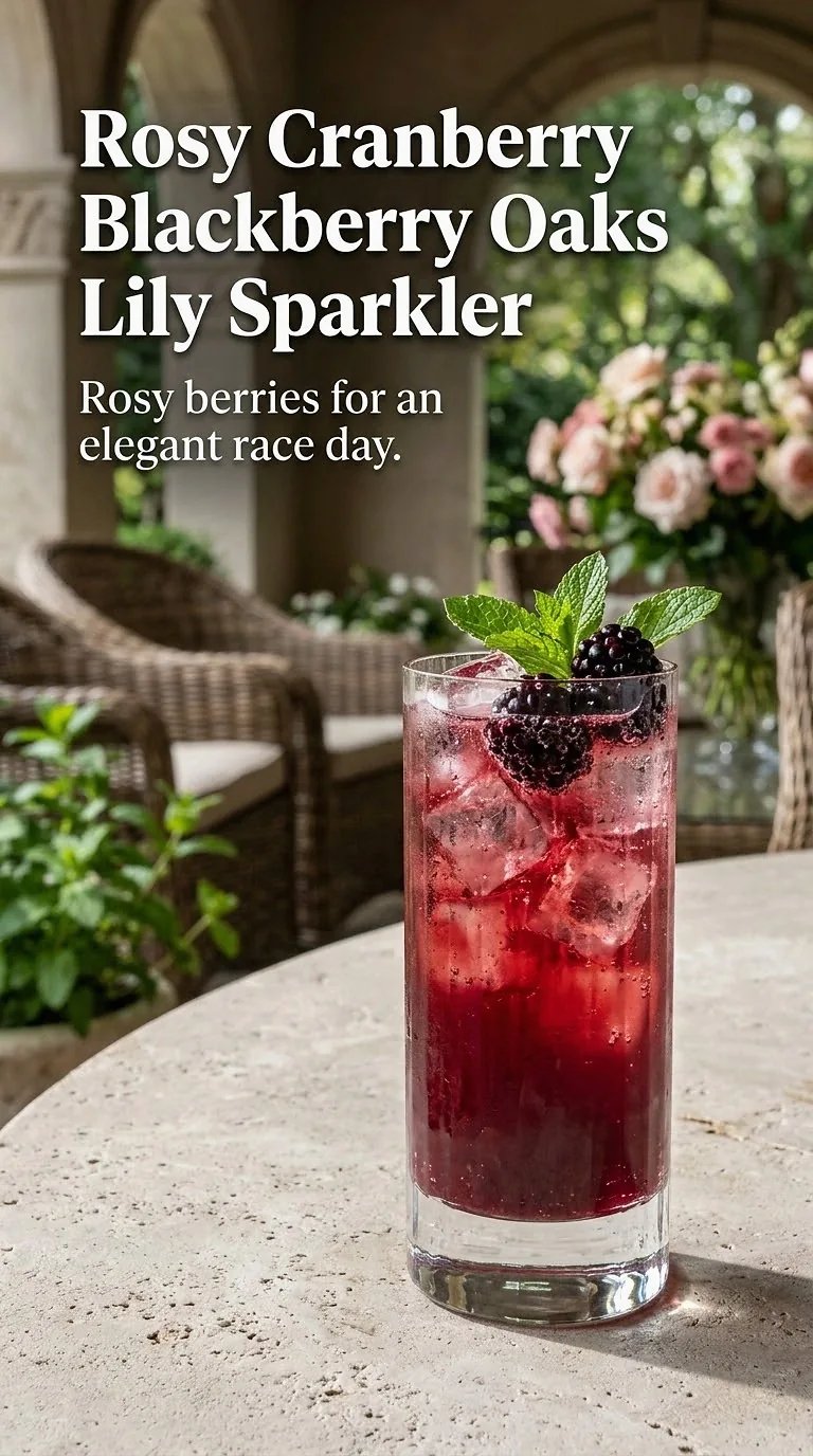 Rosy Cranberry Blackberry Oaks Lily Sparkler