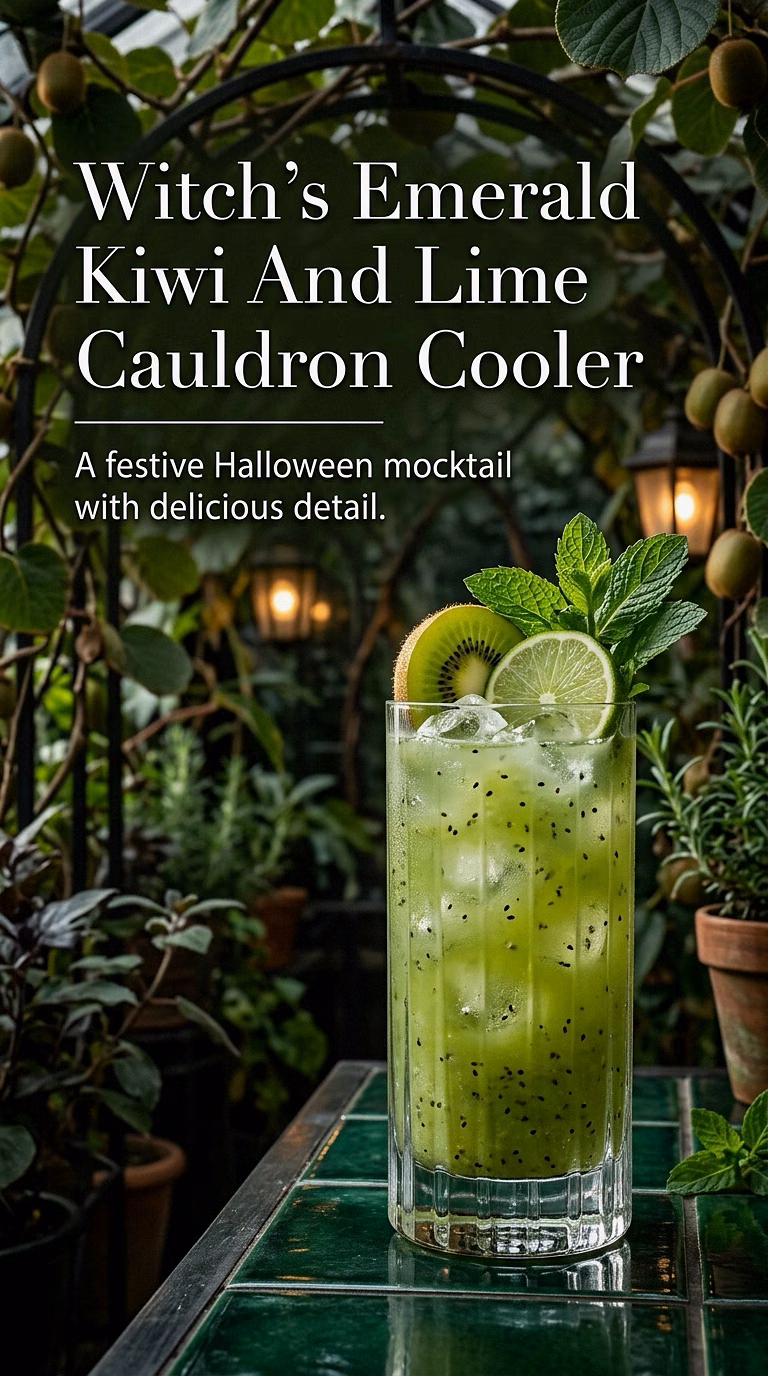 Witch's Emerald Kiwi And Lime Cauldron Cooler