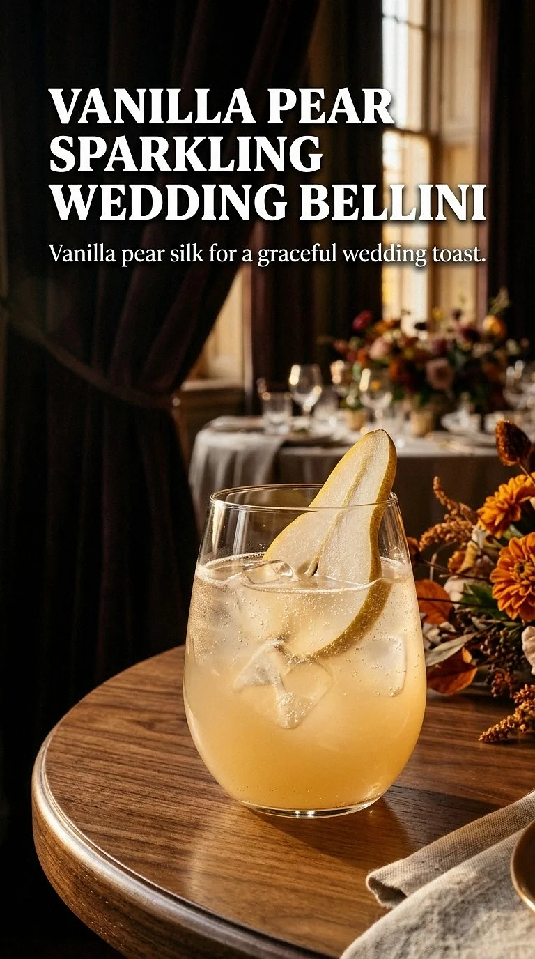 Vanilla Pear Sparkling Wedding Bellini