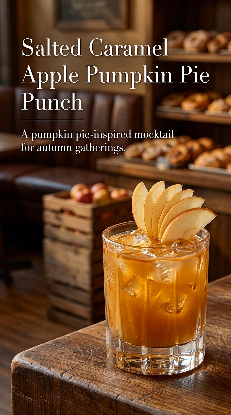 Salted Caramel Apple Pumpkin Pie Punch