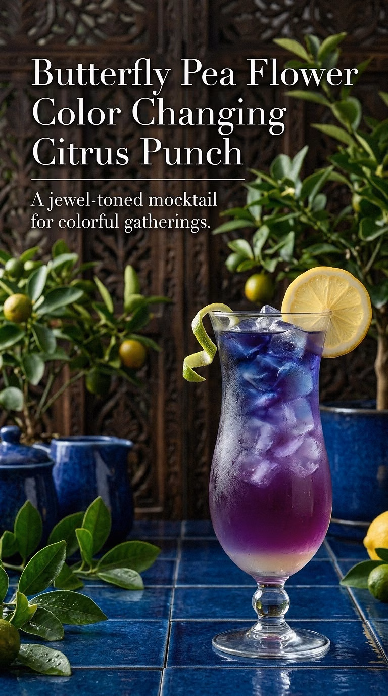 Butterfly Pea Flower Color Changing Citrus Punch