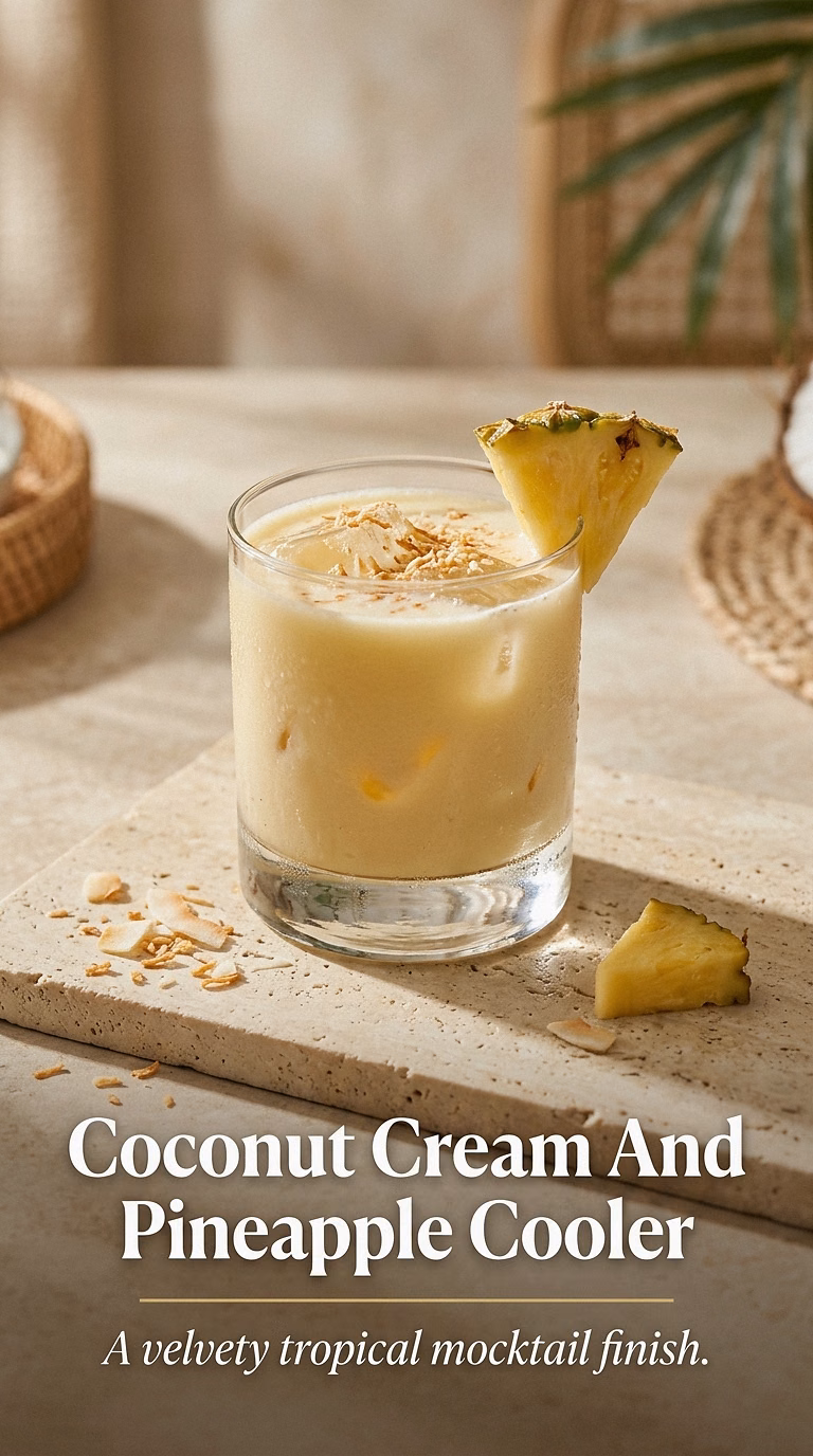 Coconut Cream And Pineapple Cooler