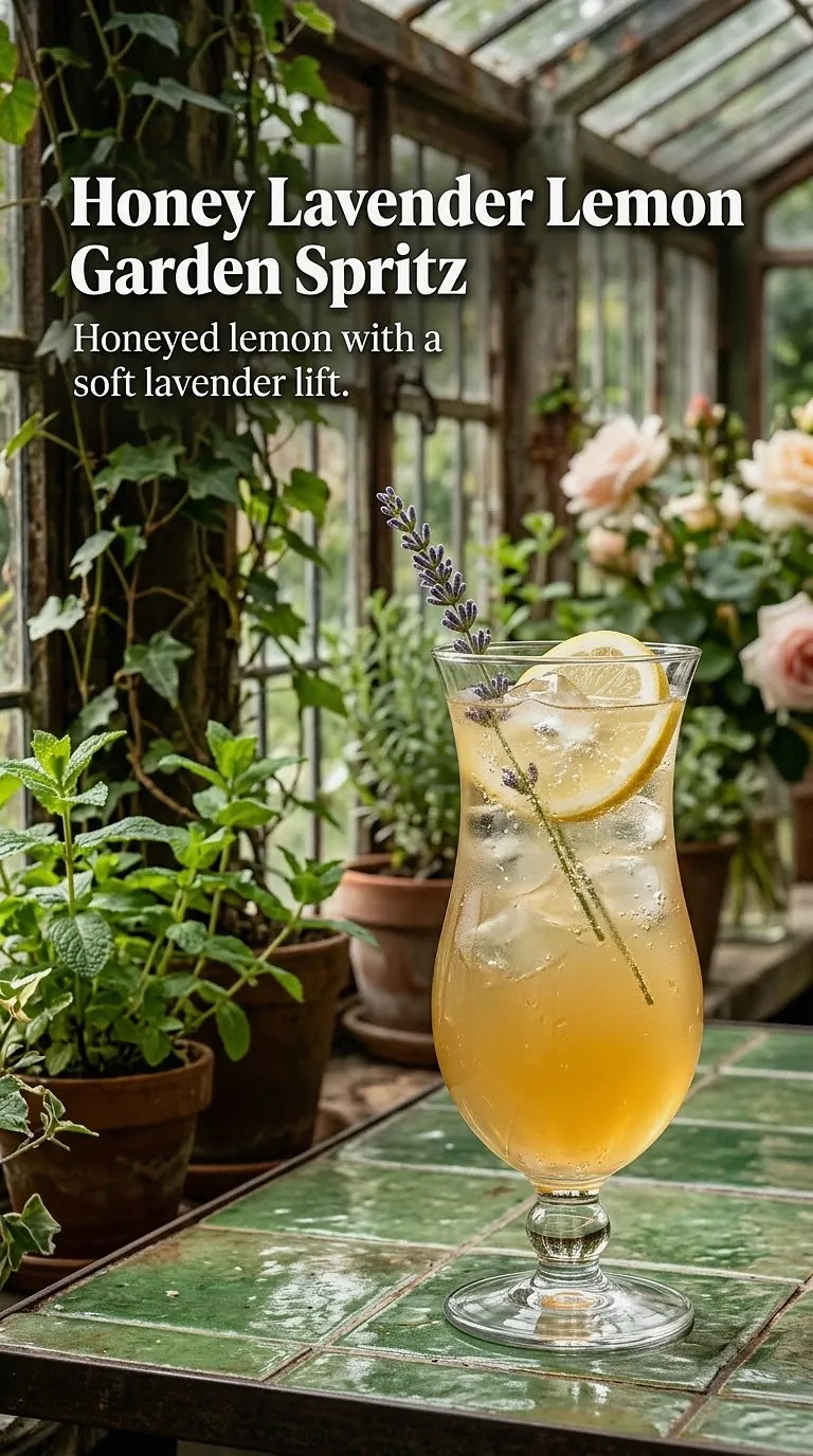 Honey Lavender Lemon Garden Spritz