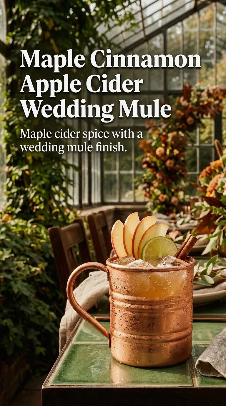 Maple Cinnamon Apple Cider Wedding Mule