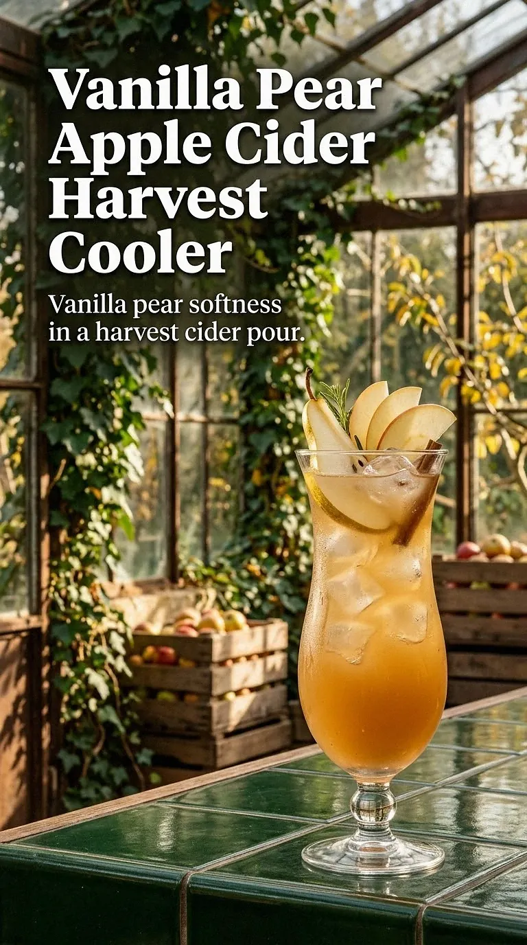Vanilla Pear Apple Cider Harvest Cooler