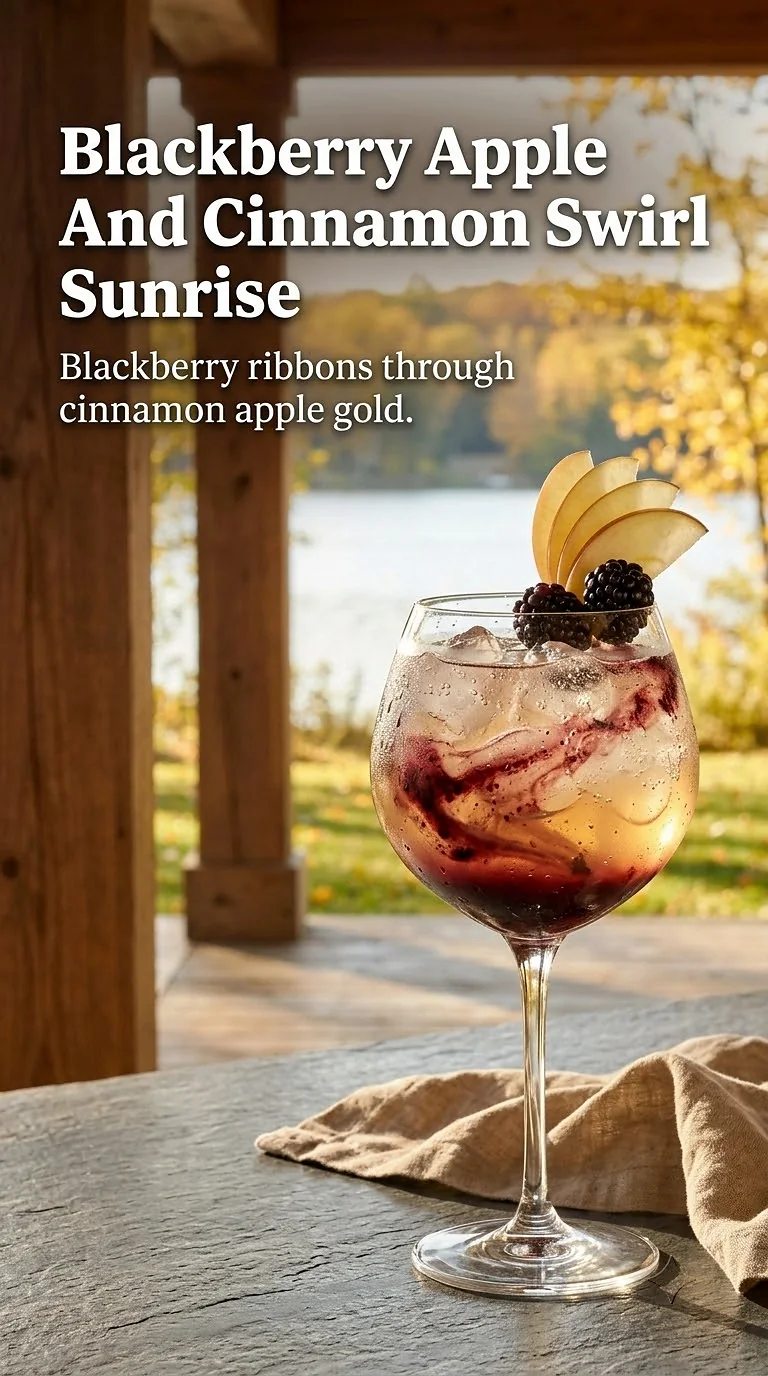 Blackberry Apple And Cinnamon Swirl Sunrise