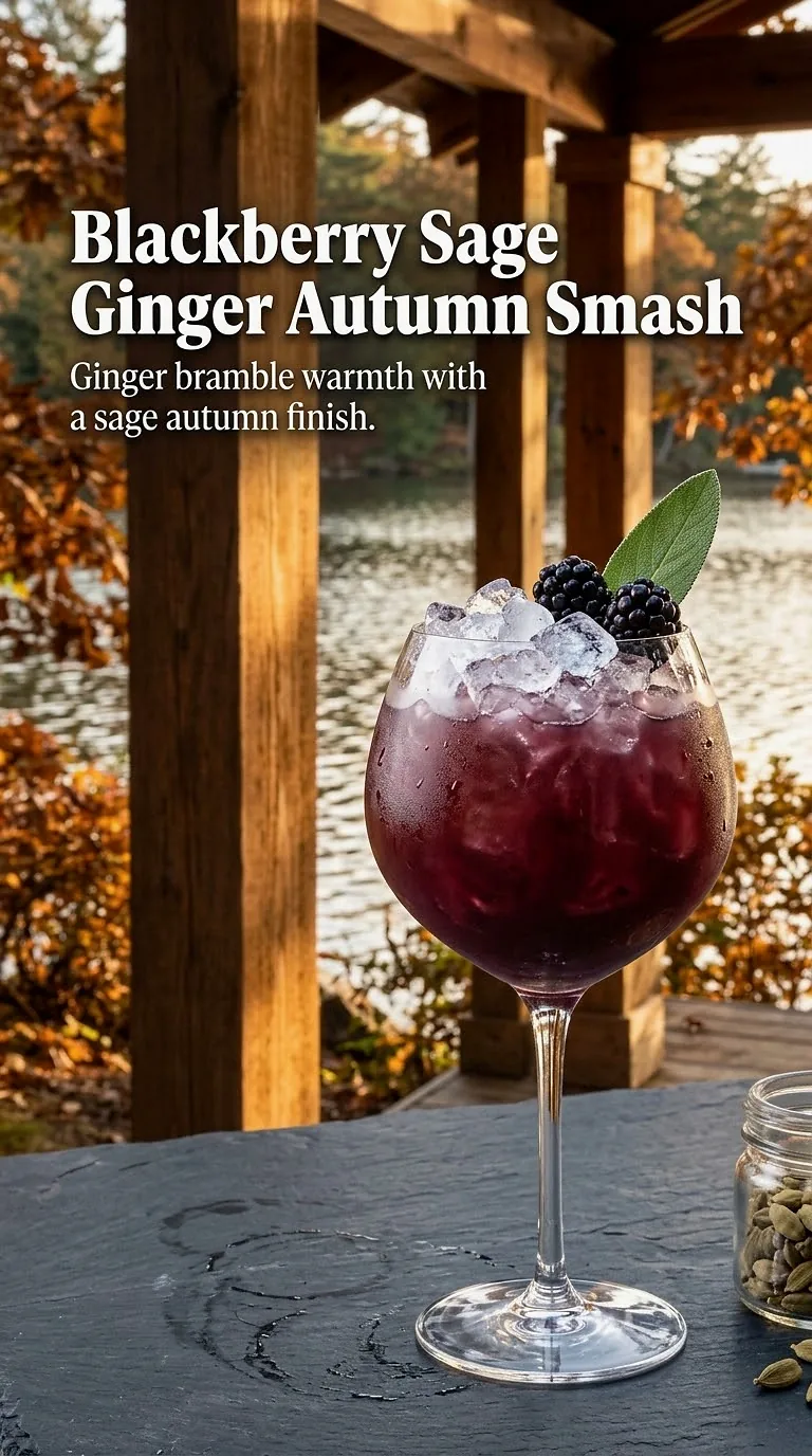 Blackberry Sage Ginger Autumn Smash