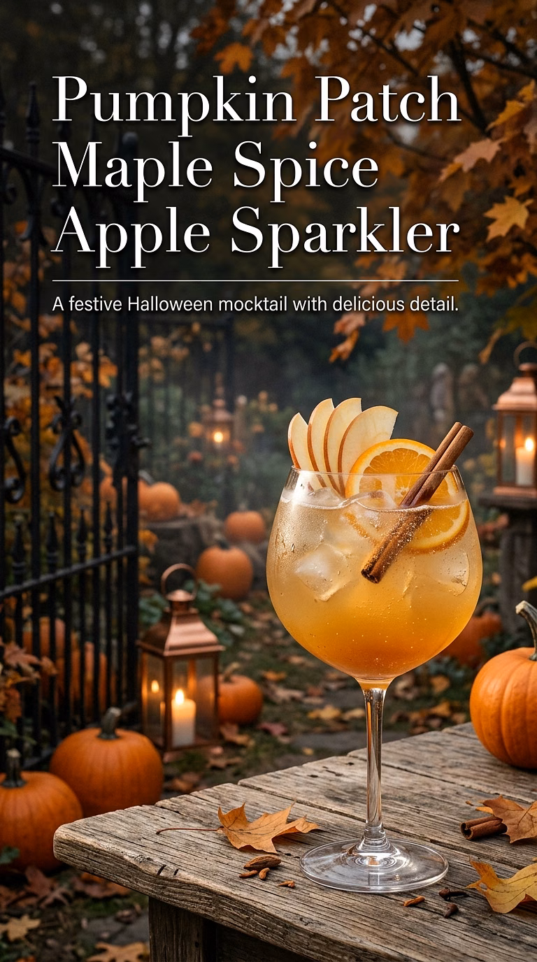 Pumpkin Patch Maple Spice Apple Sparkler