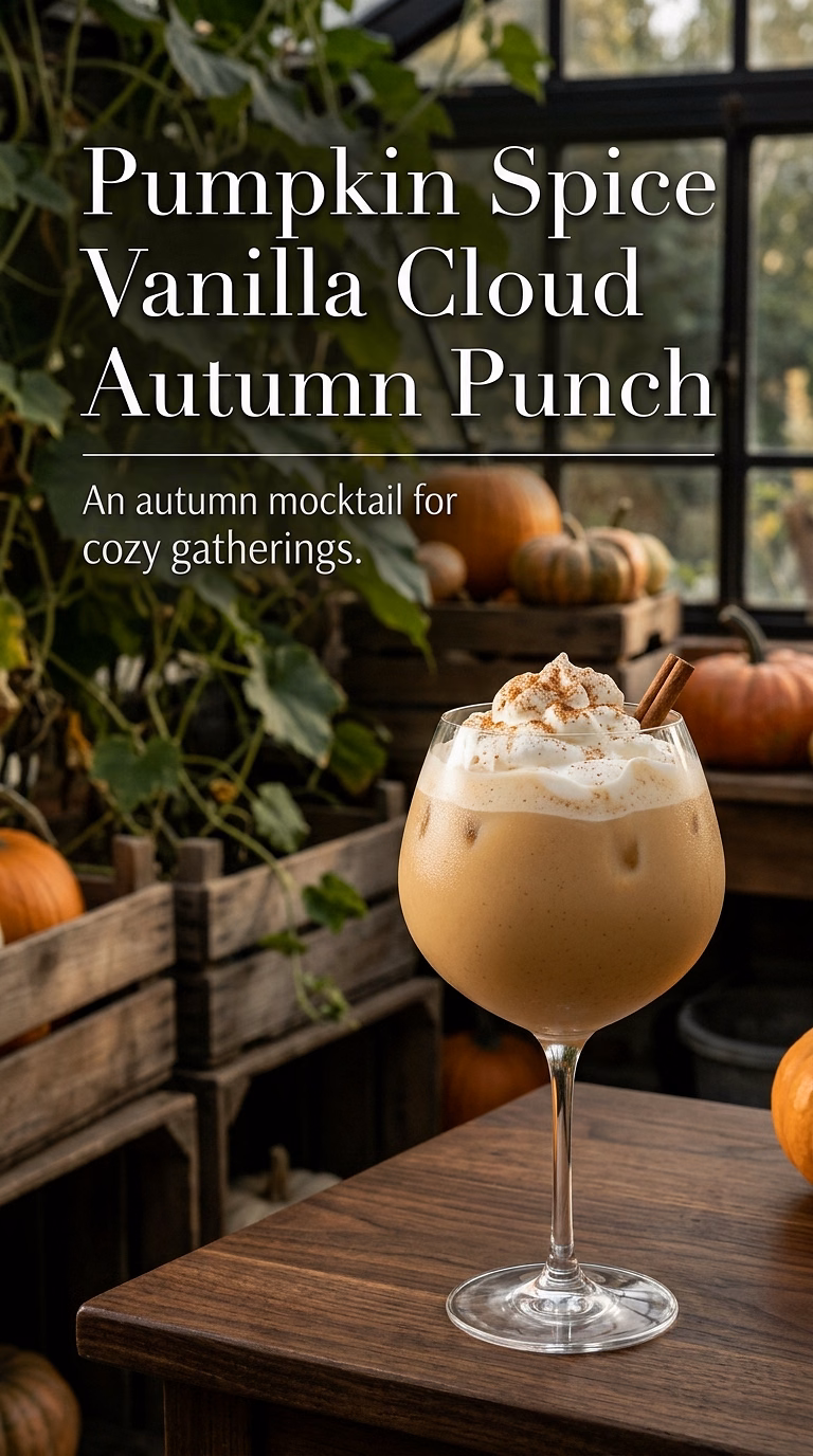 Pumpkin Spice Vanilla Cloud Autumn Punch