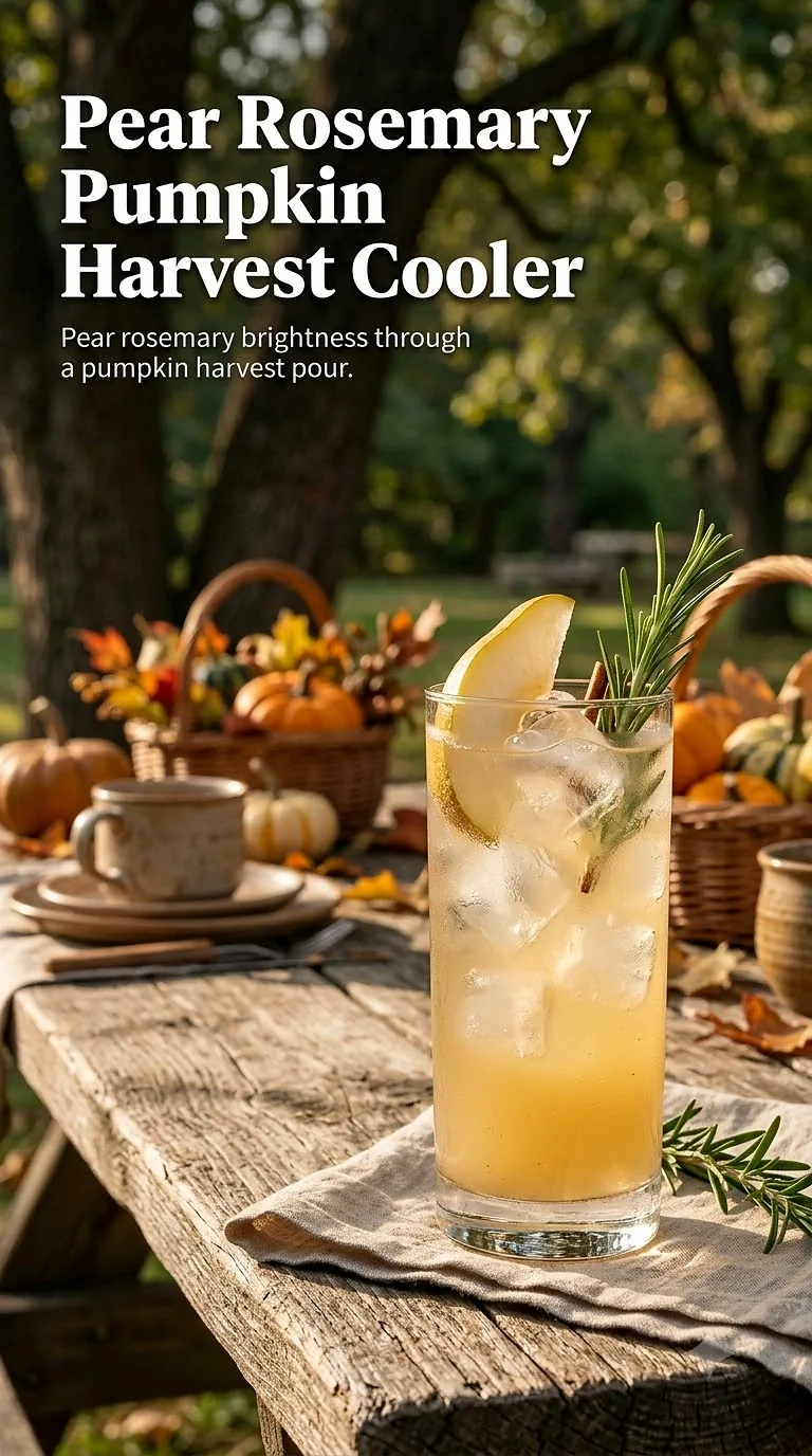 Pear Rosemary Pumpkin Harvest Cooler