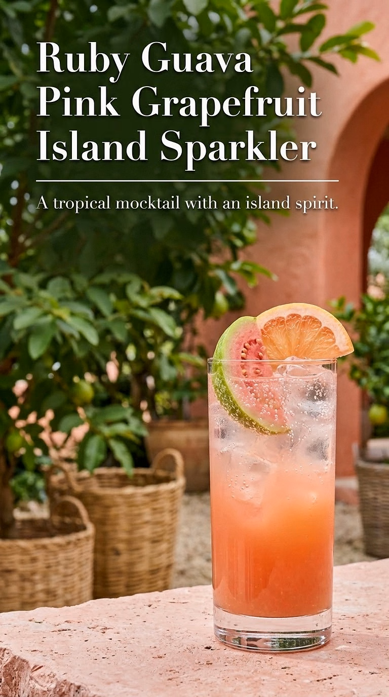 Ruby Guava Pink Grapefruit Island Sparkler