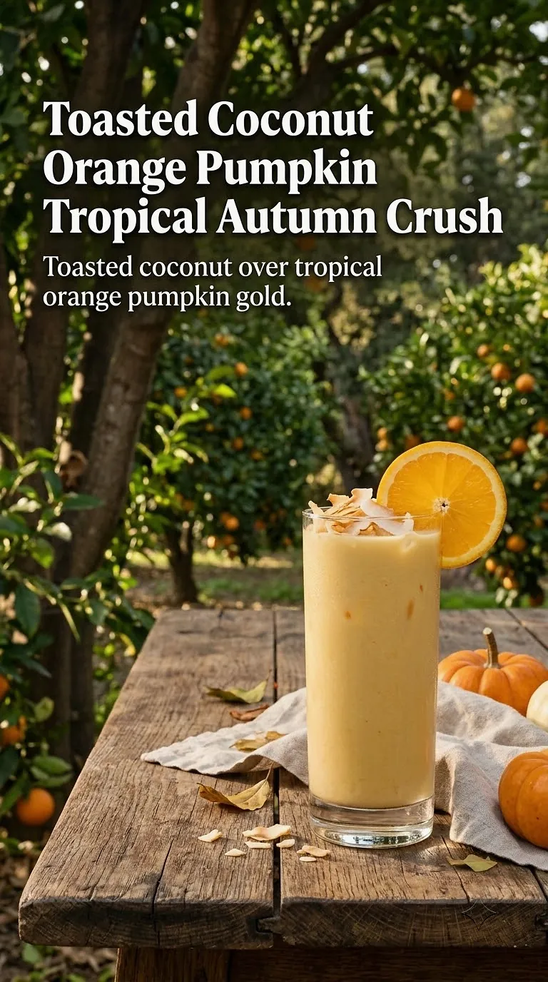 Toasted Coconut Orange Pumpkin Tropical Autumn Crush