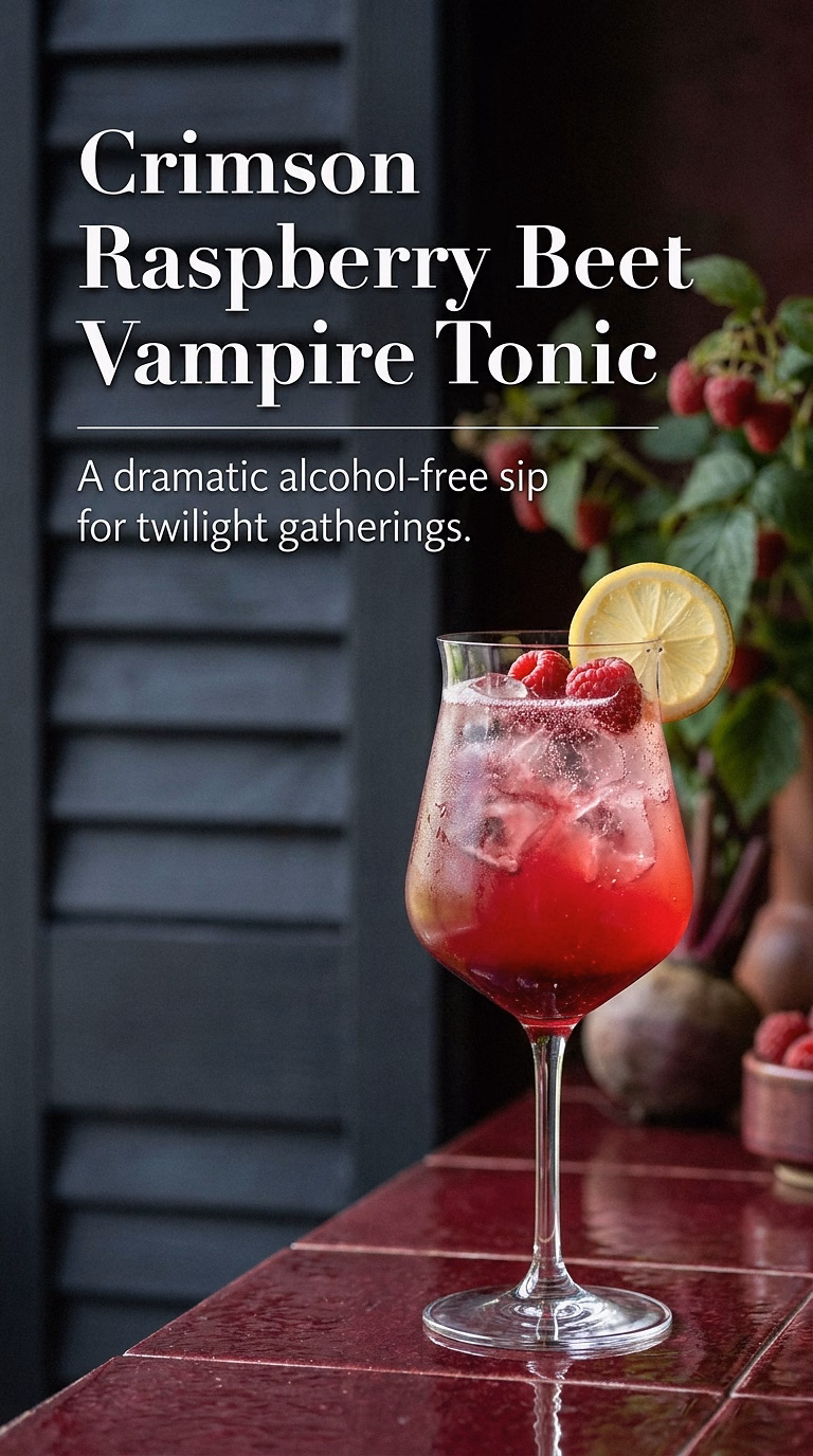 Crimson Raspberry Beet Vampire Tonic