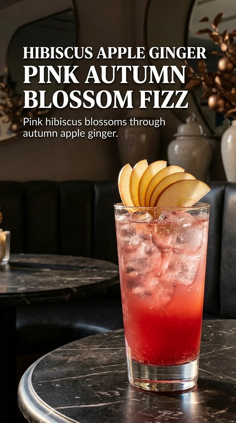 Hibiscus Apple Ginger Pink Autumn Blossom Fizz
